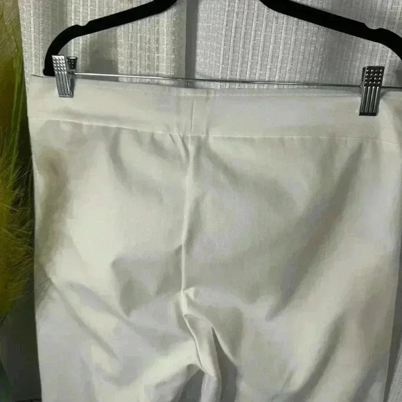 Avenue Montaigne USA Women’s 12 White Franco F1145 Designer Pull On Pants - Picture 5 of 11